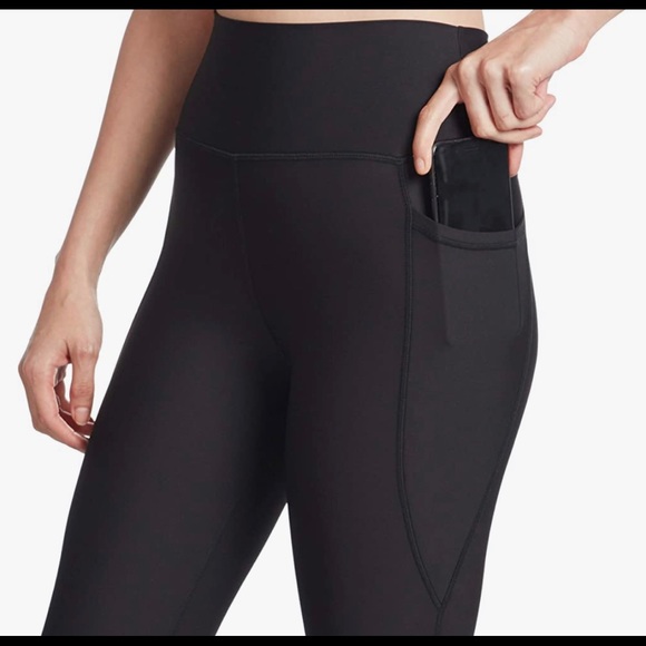 Yogalicious Pants - 🆕 Yogalicious Lux Powerlux Black Leggings Women's Size Large- NWT